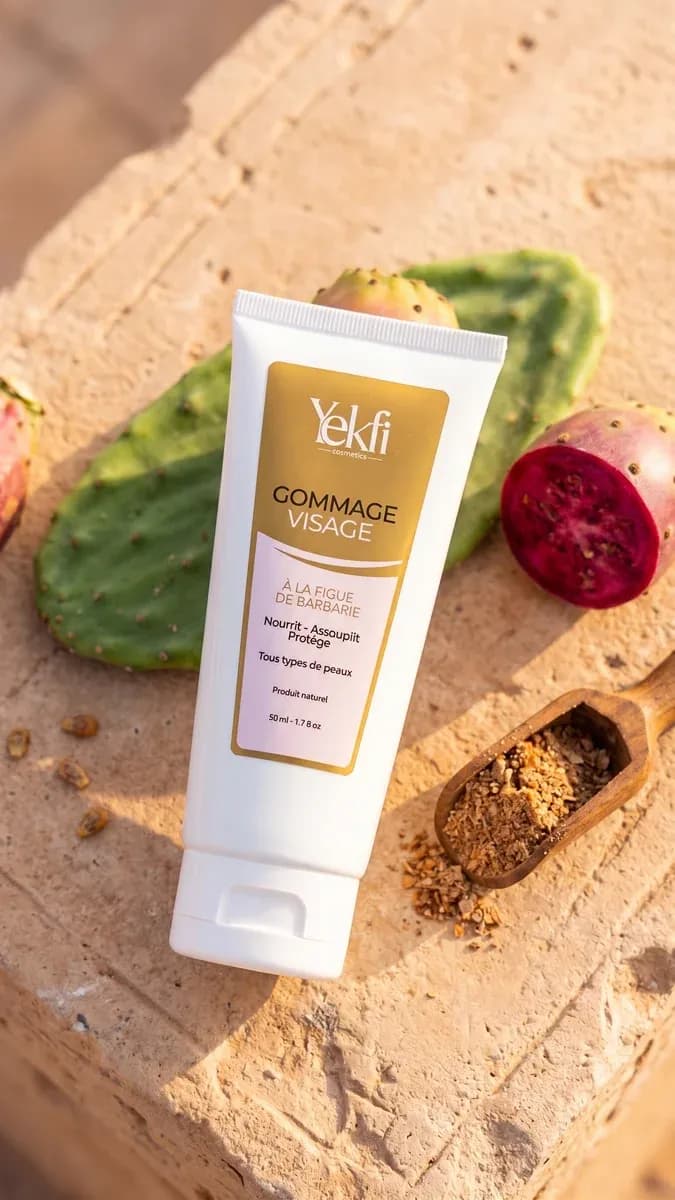 Gommage visage à la Figue de Barbarie – Exfoliant naturel & éclat du teint – 50 ml - miniature 4