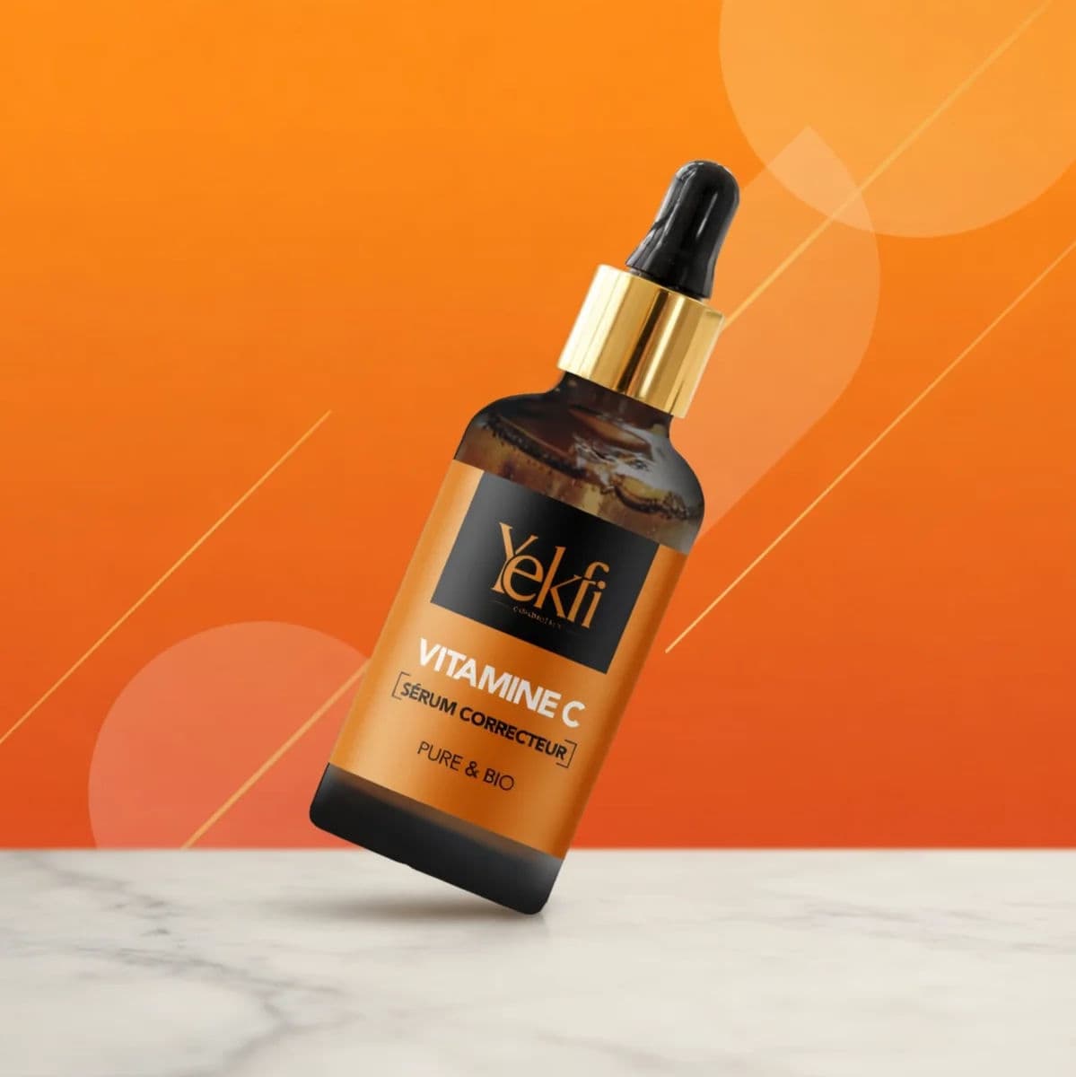 Sérum visage Vitamine C & Acide Hyaluronique – Anti-âge, éclat & hydratation - miniature 3