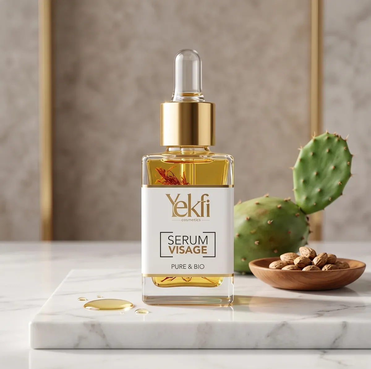 Sérum cheveux à l'huile d'argan et à l'huile de pépins figue de barbarie - Image 1