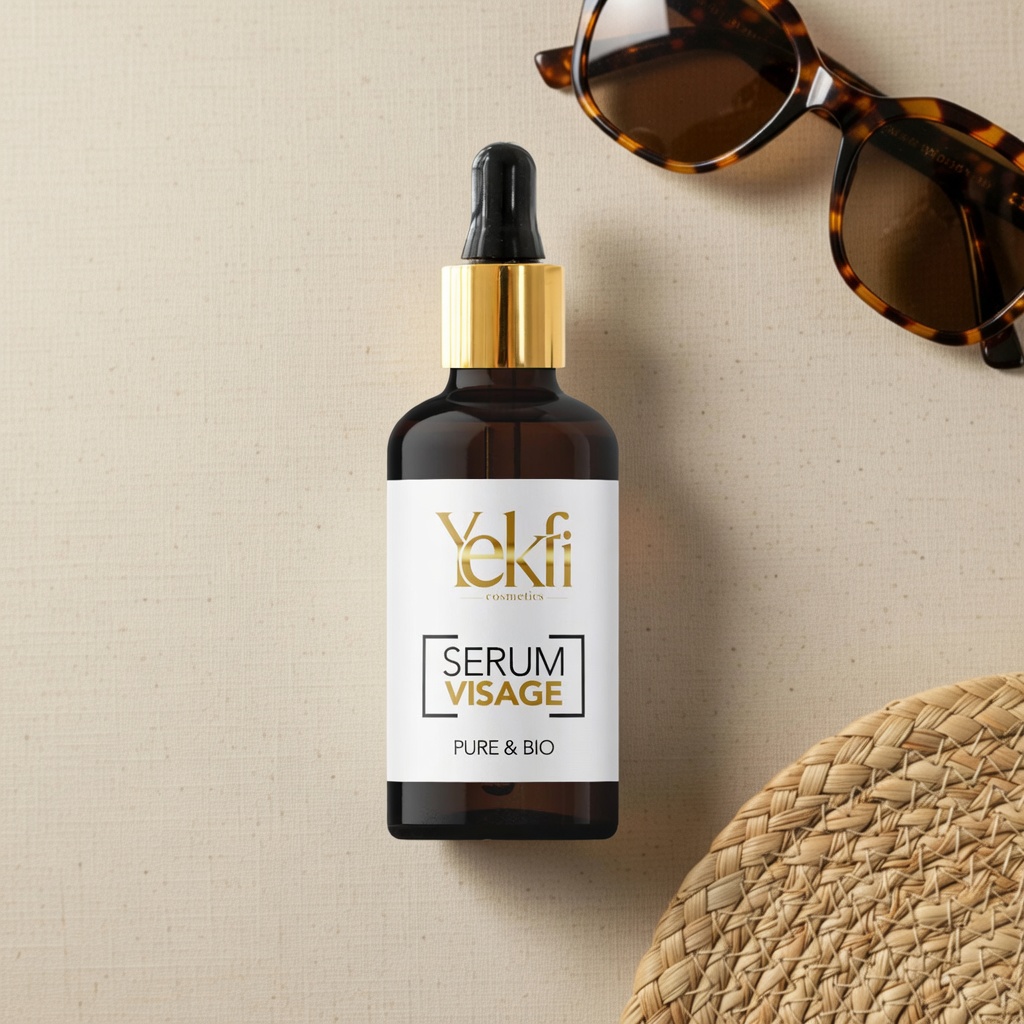 Sérum visage Argan, Figue de barbarie & Safran – Éclat botanique – 30 ml